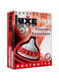 Презерватив LUXE  Exclusive   Красный Камикадзе  - 1 шт. - Luxe - купить с доставкой в Новокузнецке