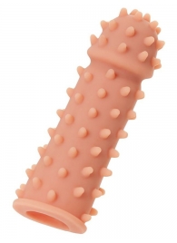 Телесная реалистичная насадка KOKOS Extreme Sleeve 03 с дополнительной стимуляцией - 12,7 см. - KOKOS - в Новокузнецке купить с доставкой Телесная реалистичная насадка KOKOS Extreme Sleeve 03 с дополнительной стимуляцией - 12,7 см. - KOKOS - в Новокузнецке купить с доставкой