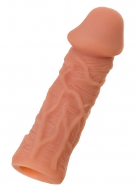 Телесная реалистичная насадка KOKOS Extreme Sleeve 05 с дополнительной стимуляцией - 12,7 см. - KOKOS - в Новокузнецке купить с доставкой Телесная реалистичная насадка KOKOS Extreme Sleeve 05 с дополнительной стимуляцией - 12,7 см. - KOKOS - в Новокузнецке купить с доставкой