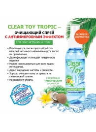 Очищающий спрей для игрушек CLEAR TOY Tropic - 100 мл. - Биоритм - купить с доставкой в Новокузнецке