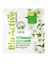 Пробник лубриканта на водной основе Bio Active - 3 гр. - Биоритм - купить с доставкой в Новокузнецке