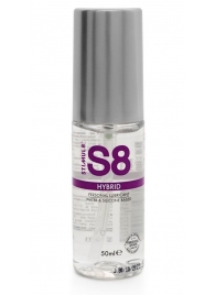 Cмазка на водно-силиконовой основе S8 Hybrid - 50 мл. - Stimul8 - купить с доставкой в Новокузнецке