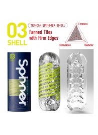 Мастурбатор SPINNER Shell - Tenga - в Новокузнецке купить с доставкой