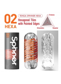 Мастурбатор SPINNER Hexa - Tenga - в Новокузнецке купить с доставкой