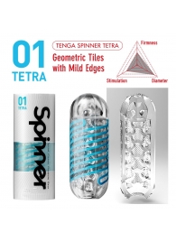 Мастурбатор SPINNER Tetra - Tenga - в Новокузнецке купить с доставкой