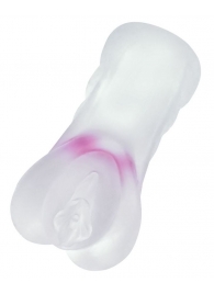Прозрачный реалистичный мастурбатор Juicy Pussy Crystal Rose - ToyFa - в Новокузнецке купить с доставкой