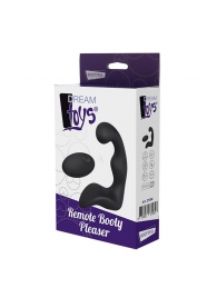 Черный вибромассажер простаты REMOTE BOOTY PLEASER - Dream Toys - в Новокузнецке купить с доставкой