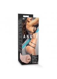 Телесный мастурбатор-ротик Angie - Blush Novelties - в Новокузнецке купить с доставкой