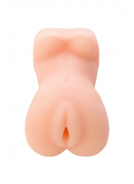 Телесный мастурбатор в виде женской фигурки - Toyfa Basic - в Новокузнецке купить с доставкой