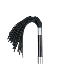 Черная плеть Easytoys Flogger With Metal Grip - 38 см. - Easy toys - купить с доставкой в Новокузнецке