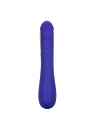 Фиолетовый вибратор с электростимуляцией Intimate E-Stimulator Petite Wand - 18,5 см. - California Exotic Novelties - купить с доставкой в Новокузнецке