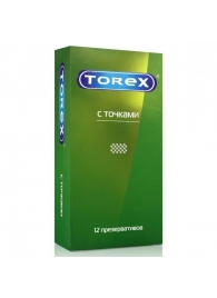 Текстурированные презервативы Torex  С точками  - 12 шт. - Torex - купить с доставкой в Новокузнецке