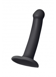 Черный фаллос на присоске Silicone Bendable Dildo S - 17 см. - Strap-on-me купить в Новокузнецке с доставкой в Orgasmix.ru Черный фаллос на присоске Silicone Bendable Dildo S - 17 см. - Strap-on-me - купить с доставкой в Новокузнецке