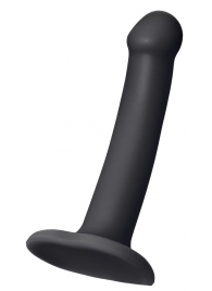 Черный фаллос на присоске Silicone Bendable Dildo S - 17 см. - Strap-on-me купить в Новокузнецке с доставкой в Orgasmix.ru Черный фаллос на присоске Silicone Bendable Dildo S - 17 см. - Strap-on-me - купить с доставкой в Новокузнецке