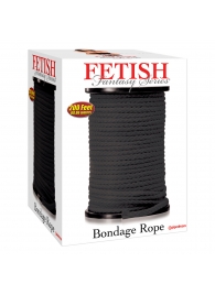 Черная веревка для связывания Bondage Rope - 60,9 м. - Pipedream - купить с доставкой в Новокузнецке