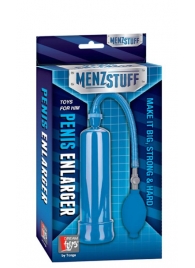 Синяя вакуумная помпа MENZSTUFF PENIS ENLARGER - Dream Toys - в Новокузнецке купить с доставкой