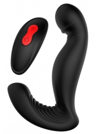 Черный вибромассажер простаты SWIRLING P-PLEASER - Dream Toys - в Новокузнецке купить с доставкой