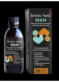 Мужской биогенный концентрат для усиления эрекции Erotic hard Man - 250 мл. - Erotic Hard - купить с доставкой в Новокузнецке