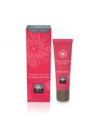 Возбуждающий интимный гель для двоих STIMULATION GEL Pomegranate   Nutmeg - 30 мл. - Shiatsu - купить с доставкой в Новокузнецке