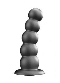 Черная насадка-плаг на харнесс PLATINUM 9 - 24 см. - LOVETOY (А-Полимер) - купить с доставкой в Новокузнецке