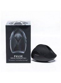 Черный инновационный мужской вибратор PULSE SOLO ESSENTIAL - Hot Octopuss - в Новокузнецке купить с доставкой