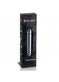 Рельефный фаллос для интенсивного электросекса Groovey George - 20 см. - MyStim - купить с доставкой в Новокузнецке