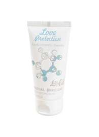 Увлажняющий лубрикант на водной основе Love Protection - 50 мл. - Lola Games - купить с доставкой в Новокузнецке