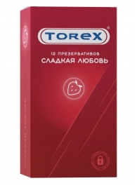 Презервативы Torex  Сладкая любовь  с ароматом клубники - 12 шт. - Torex - купить с доставкой в Новокузнецке