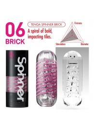 Мастурбатор SPINNER Brick - Tenga - в Новокузнецке купить с доставкой