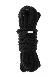 Черная веревка для шибари DELUXE BONDAGE ROPE - 5 м. - Dream Toys - купить с доставкой в Новокузнецке