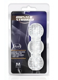 Прозрачный фигурный мастурбатор Master Stroker - Blush Novelties - в Новокузнецке купить с доставкой