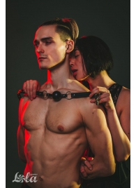 Черный кляп Love Addict на замочке - Lola Games - купить с доставкой в Новокузнецке