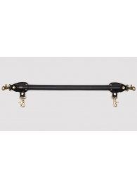 Черная распорка для ног Bound to You Faux Leather Spreader Bar - 50,8 см. - Fifty Shades of Grey - купить с доставкой в Новокузнецке