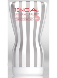 Мастурбатор TENGA Squeeze Tube Cup Soft - Tenga - в Новокузнецке купить с доставкой