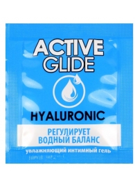 Лубрикант на водной основе Active Glide с гиалуроновой кислотой - 3 гр. - Биоритм - купить с доставкой в Новокузнецке