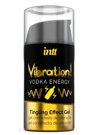 Жидкий интимный гель с эффектом вибрации Vibration! Vodka Energy - 15 мл. - INTT - купить с доставкой в Новокузнецке