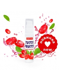 Гель-смазка Tutti-frutti со вкусом барбариса - 30 гр. - Биоритм - купить с доставкой в Новокузнецке