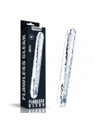 Прозрачный двусторонний фаллоимитатор Flawless Clear Double Dildo - 30 см. - Lovetoy