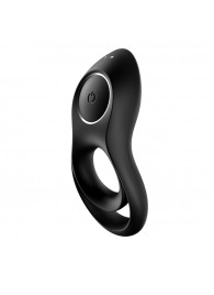 Черное эрекционное виброкольцо Legendary Duo - Satisfyer - в Новокузнецке купить с доставкой