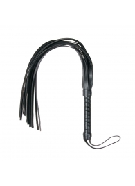 Черный флоггер Flogger Whip - 46 см. - Easy toys - купить с доставкой в Новокузнецке