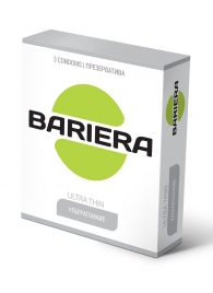 Ультратонкие презервативы Bariera Ultra Thin - 3 шт. - Bariera - купить с доставкой в Новокузнецке