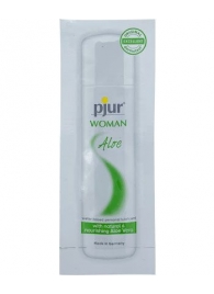 Лубрикант на водной основе pjur WOMAN Aloe - 2 мл. - Pjur - купить с доставкой в Новокузнецке