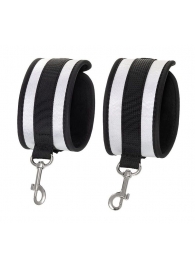 Серебристо-черные оковы Anonymo - ToyFa - купить с доставкой в Новокузнецке Серебристо-черные оковы Anonymo - ToyFa - купить с доставкой в Новокузнецке