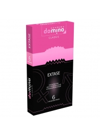 Презервативы с точками и рёбрышками DOMINO Classic Extase - 6 шт. - Domino - купить с доставкой в Новокузнецке