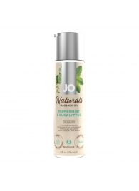 Массажное масло с ароматом перечной мяты и эвкалипта JO Naturals Peppermint   Eucalyptus - 120 мл. - System JO - купить с доставкой в Новокузнецке