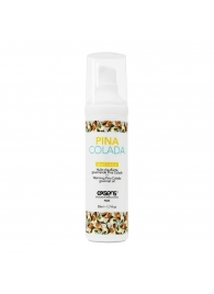 Разогревающее массажное масло с ароматом пина колада Gourmet Pina Colada - 50 мл. - Exsens - купить с доставкой в Новокузнецке