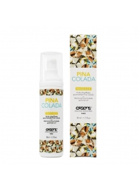 Разогревающее массажное масло с ароматом пина колада Gourmet Pina Colada - 50 мл. - Exsens - купить с доставкой в Новокузнецке