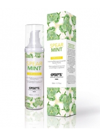 Разогревающее массажное масло Gourmet Spearmint Organic с органическими ингредиентами - 50 мл. - Exsens - купить с доставкой в Новокузнецке