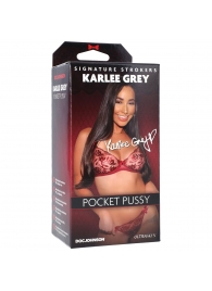 Мастурбатор-вагина Karlee Grey ULTRASKYN Pocket Pussy - Doc Johnson - в Новокузнецке купить с доставкой