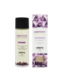 Органическое массажное масло AMETHYST SWEET ALMOND - 100 мл. - Exsens - купить с доставкой в Новокузнецке